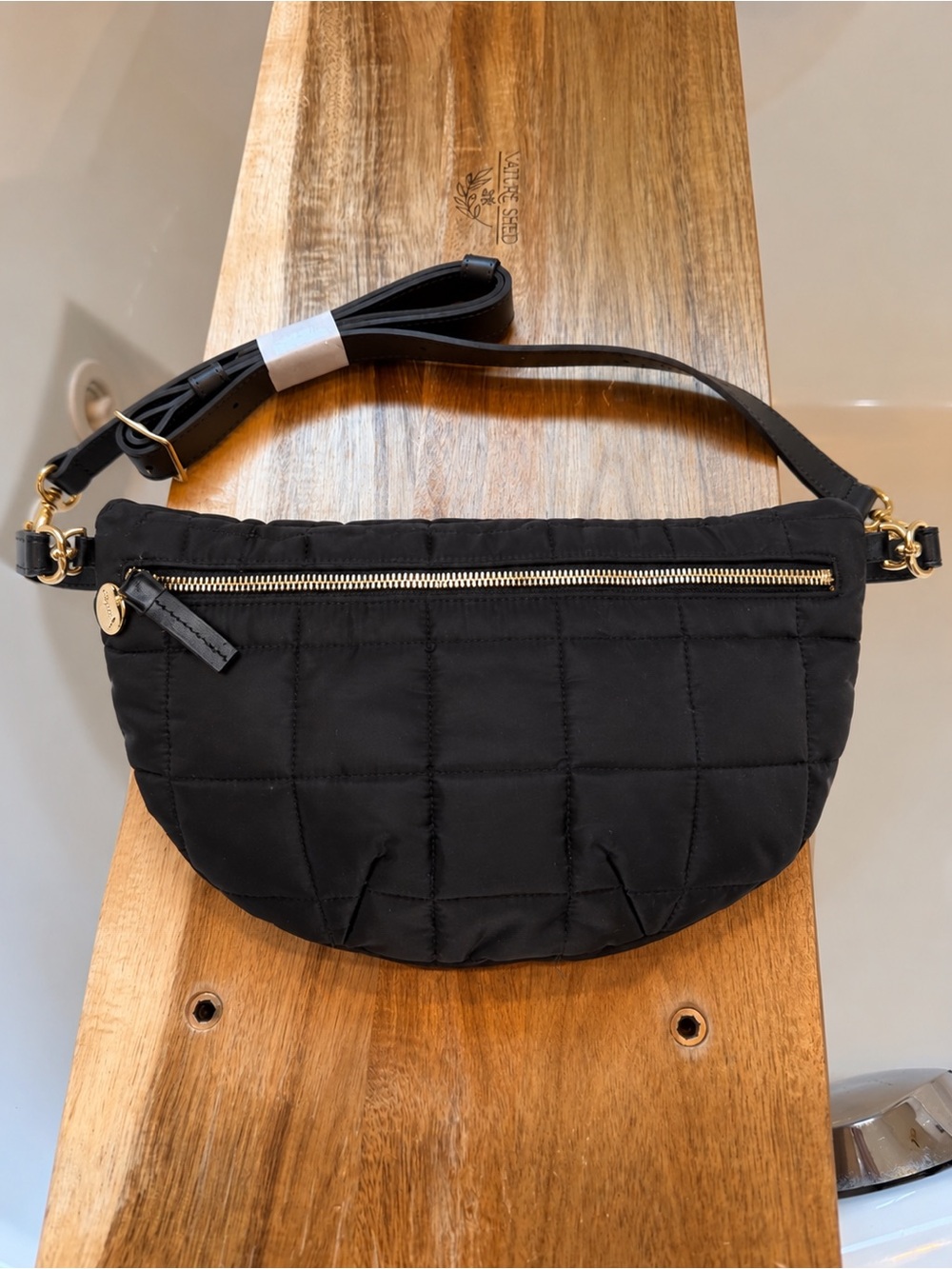 Clare V Grande Fanny - Black Quilted Puffer NWT $295